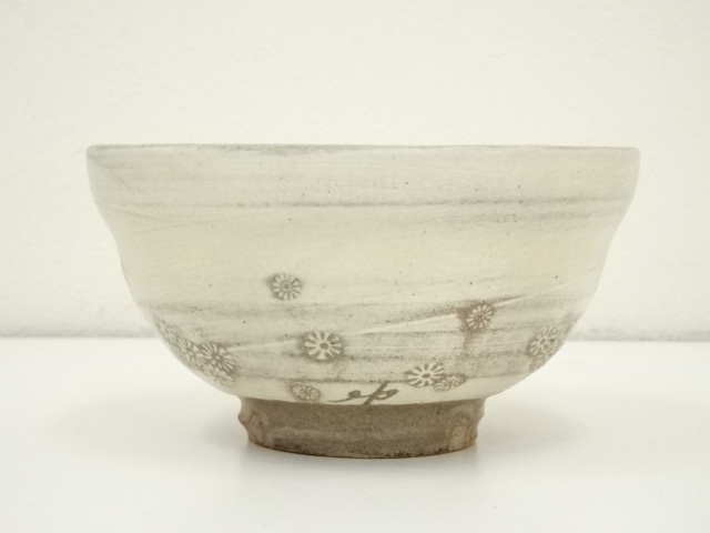 道具 ] - 道具 釜石陶房 松南 申相浩造 高麗花三島茶碗（共箱